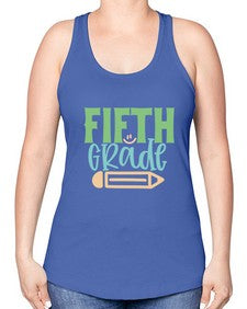 fifth grade 59# - fifth grade -Racerback Tank