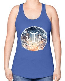 gemini 247# - gemini -Racerback Tank