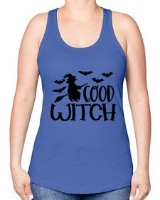 good witch 36# - witch -Racerback Tank