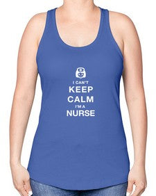 i can t keep calm nurse 870# - nurse -Racerback Tank