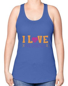 i love nursing Style 894# - nurse -Racerback Tank