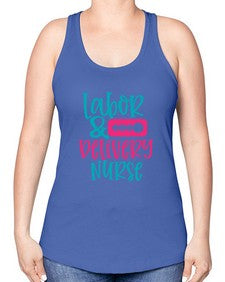 labor belivery nurse Style 265# - nurse -Racerback Tank