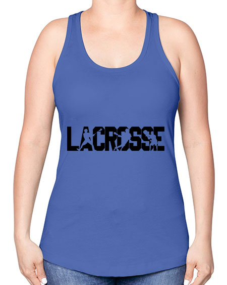lacrosse 1# - lacrosse -Racerback Tank