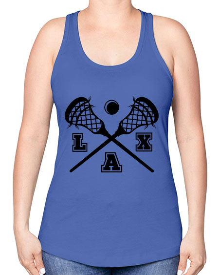lax 12# - lacrosse -Racerback Tank