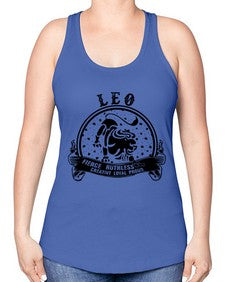 leo 17# - leo -Racerback Tank