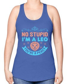 leo 306# - leo -Racerback Tank