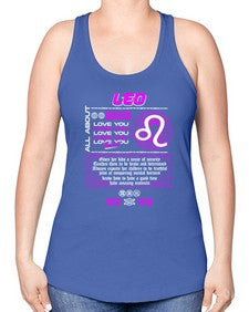 leo 308# - leo -Racerback Tank