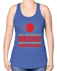 leo 310# - leo -Racerback Tank