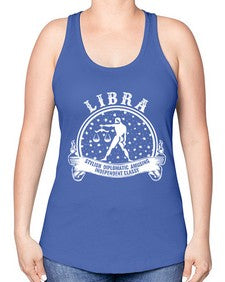libra 26# - libra -Racerback Tank