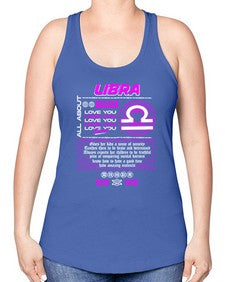 libra 339# - libra -Racerback Tank