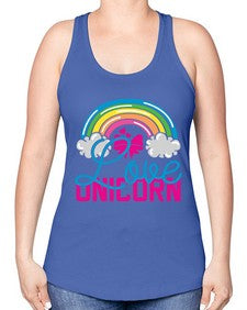 love unicorn 273# - unicorn -Racerback Tank