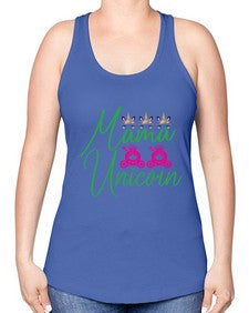 mama unicorn 288# - unicorn -Racerback Tank