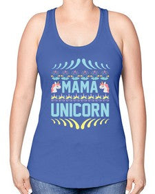 mama unicorn 293# - unicorn -Racerback Tank