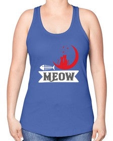 meow Style 70# - cats -Racerback Tank