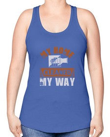 my home cleaned my way Style 294# - cleaner -Racerback Tank