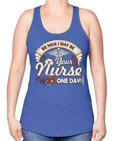 nurse to day 1202# - nurse -Racerback Tank
