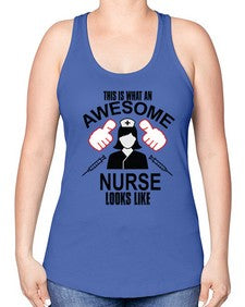 nurse tshirt 1213# - nurse -Racerback Tank
