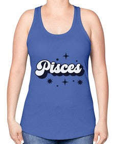 pisces 354# - pisces -Racerback Tank
