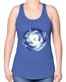 pisces 363# - pisces -Racerback Tank