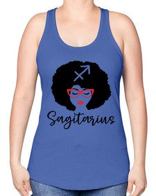 sagitarius 396# - sagittarius -Racerback Tank