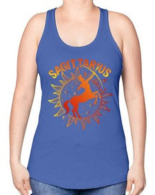 sagittarius 136# - sagittarius -Racerback Tank