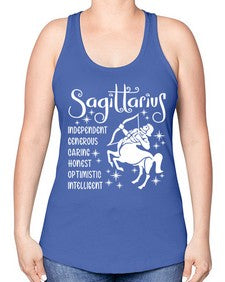 sagittarius 401# - sagittarius -Racerback Tank