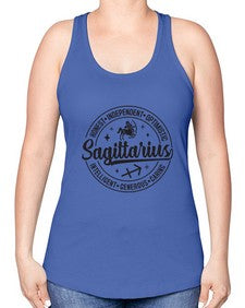 sagittarius 406# - sagittarius -Racerback Tank