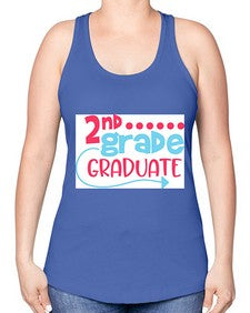 secondgradegrad 839# - second grade -Racerback Tank