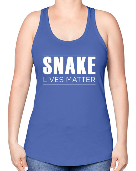 snake lives matter - snake -Racerback Tank