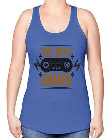 the best 154# - video games -Racerback Tank