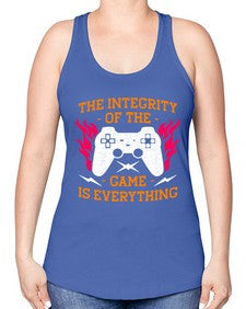 the integrity of the game 155# - video games -Racerback Tank