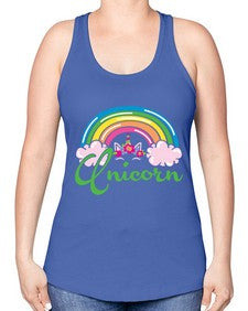 unicorn 442# - unicorn -Racerback Tank