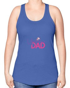 unicorn dad 451# - unicorn -Racerback Tank