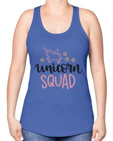 unicorn squad 486# - unicorn -Racerback Tank