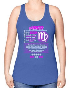 virgo 544# - virgo -Racerback Tank