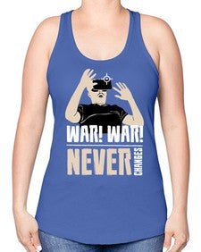 war war never changes 162# - video games -Racerback Tank