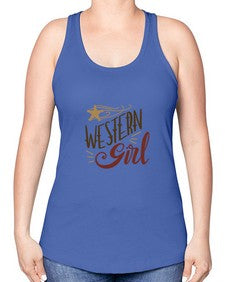 western girl 1244# - western -Racerback Tank