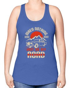 when nothing going right just go off road 87# - car -Racerback Tank