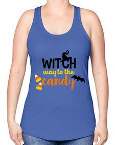 witchwaycandy 4# - witch -Racerback Tank
