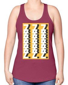 Abstract Shape 187# - art pop art -Racerback Tank