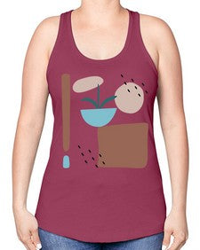 Abstract Shape 189# - art pop art -Racerback Tank