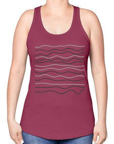 Abstract Shape 194# - art pop art -Racerback Tank