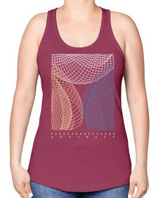 Abstract Shape 204# - art pop art -Racerback Tank