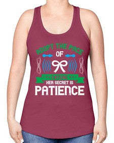Adopt the pace of nature her secret is patience Style 50# - Self awareness -Racerback Tank