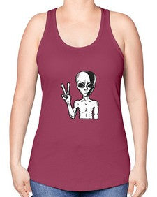 Alien 59# - ufo -Racerback Tank
