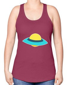 Alien 60# - ufo -Racerback Tank