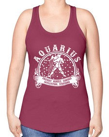 Aquarius 43# - aquarius -Racerback Tank