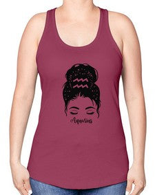 Aquarius Woman - aquarius -Racerback Tank