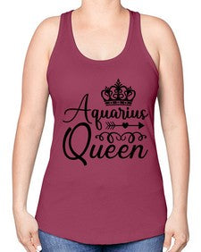 Aquarius queen 74# - aquarius -Racerback Tank