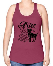 Aries 100# - aries -Racerback Tank